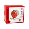 LEAN TOYS Fresa de Madera Juego Magnético Atrapa el Gusano