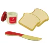 LEAN TOYS Accesorio de tostadora de madera cocina de desayuno niños