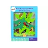 LEAN TOYS Puzzle de bloques de madera DIY árbol con pájaros