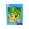 LEAN TOYS Puzzle de bloques de madera DIY árbol con pájaros y loros