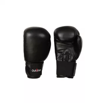 Guantes de boxeo de cuero SG-1011 8 oz Negro