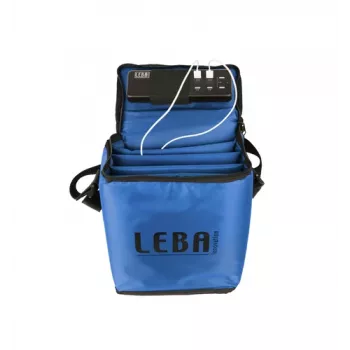 LEBA NoteBag 5 bolsa de carga y almacenamiento para tablet USB-C 90W PD 3.0 para tablets de 11 pulgadas azul Bulk NB2-5T-BLU-UC-SC