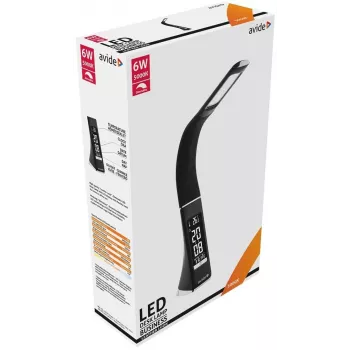 Avide lámpara de escritorio LED Business Calendar negro 6W