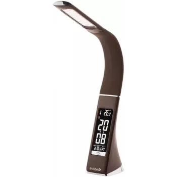Avide lámpara de escritorio LED Business Calendar marrón 6W