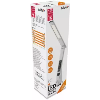 Avide Lámpara de escritorio LED Business Claude Calendar Blanco 5W
