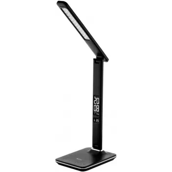 Avide lámpara de escritorio LED oficina calendario negro 6W 350lm
