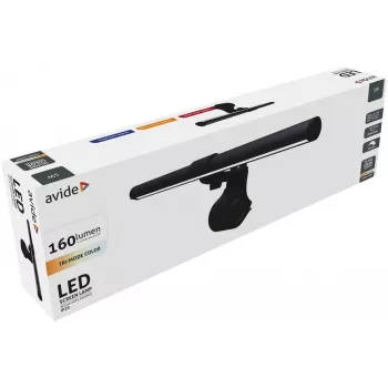 Avide lámpara LED para monitor con fijación por pinza 160lm USB 5W