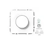 IMP ISR-008-01.M/WM Regulador LED, moderno