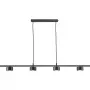 Lámpara colgante LED LUCA, 4x4 W, negra (P19070-4B)