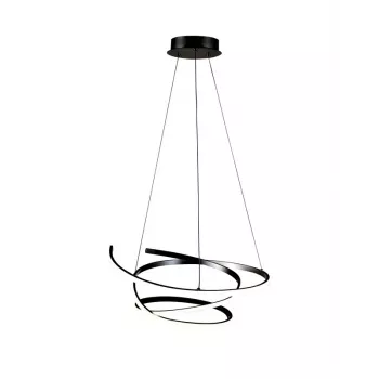 Sibiu Lámpara colgante LED, 42W, 4000K, negra