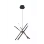 Sibiu Lámpara colgante LED, 48W, 4000K, negro