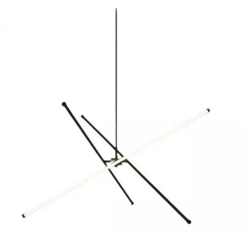 Tanger Lámpara colgante LED, 90 cm, negro
