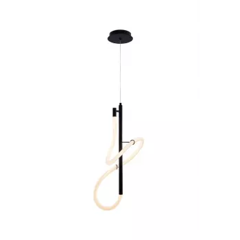 Tigris Bar lámpara colgante LED, 4000K, negro