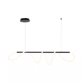 Tigris Long Lámpara colgante LED, 4000K, negro