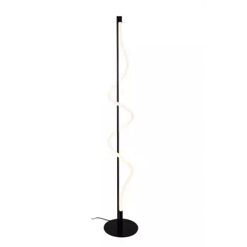 Lámpara LED de suelo Tigris, 4000K, Negro
