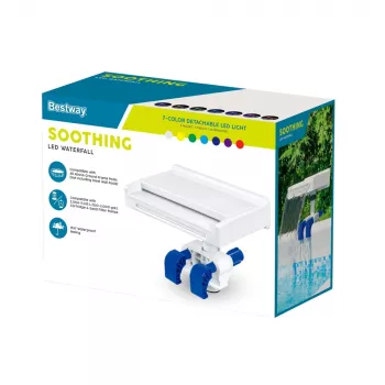 Fuente de piscina LED 7 colores 8 modos IP67 Bestway 58619