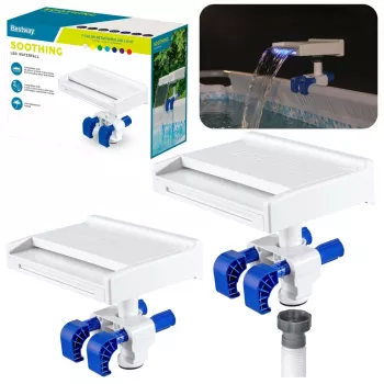 Fuente de piscina LED 7 colores 8 modos IP67 Bestway 58619