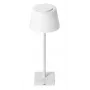 Lámpara de mesa LED Avide, USB, 4 W, color de luz en 3 niveles, blanco