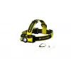 Linterna frontal LED recargable Ledlenser iH9R, negro/amarillo, 600 lm, IP54
