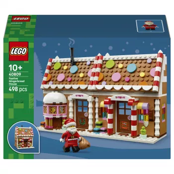 LEGO 40809 Set de construcción Casa de jengibre navideña de temporada (136 piezas, a partir de 7 años)