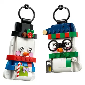 LEGO 40812 set de construcción muñecos de nieve de temporada decoración navideña (153 piezas)