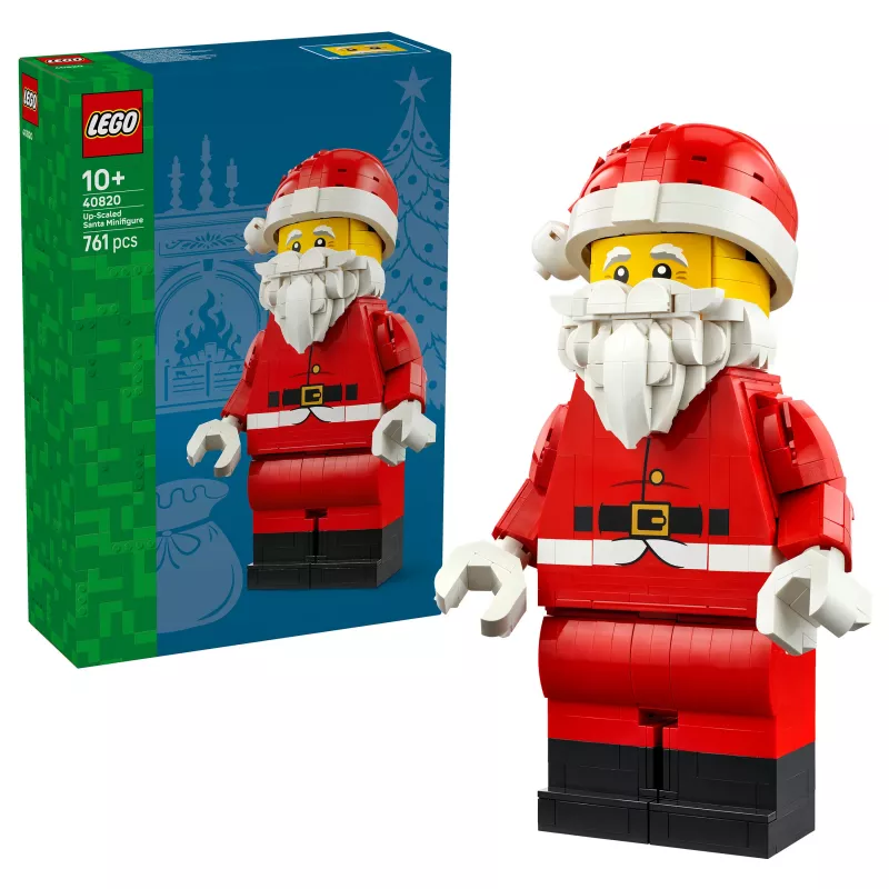 LEGO 40820 Minifigura grande de Papá Noel de temporada
