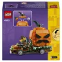 LEGO 40822 Jack-O'-Lantern Pickup Truck set de construcción – 200 piezas, minifigura de espantapájaros, modelo decorativo de Halloween