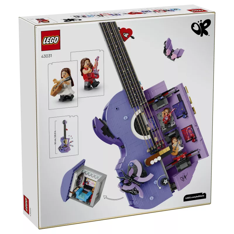 LEGO 43031 Bricks Editions Música Dual Guitar de Olivia Rodrigo