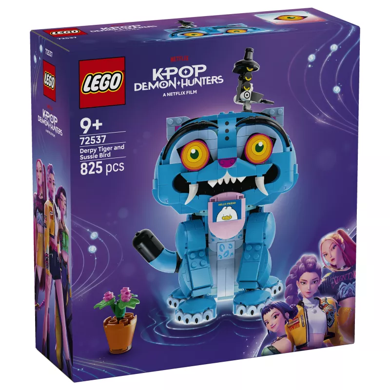 LEGO 72537 KPop Demon Hunters Derpy Tiger and Sussie Bird set de construcción