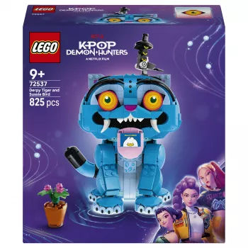 LEGO 72537 KPop Demon Hunters Derpy Tiger and Sussie Bird set de construcción