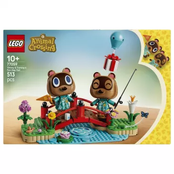 LEGO Animal Crossing Día Divertido de Timmy y Tommy 77059 Set de Construcción
