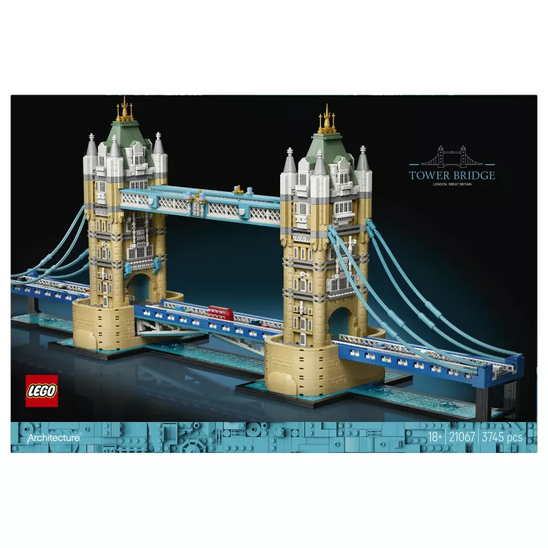 LEGO Architecture 21067 Tower Bridge Set de construcción (1176 piezas) - Monumento de Londres