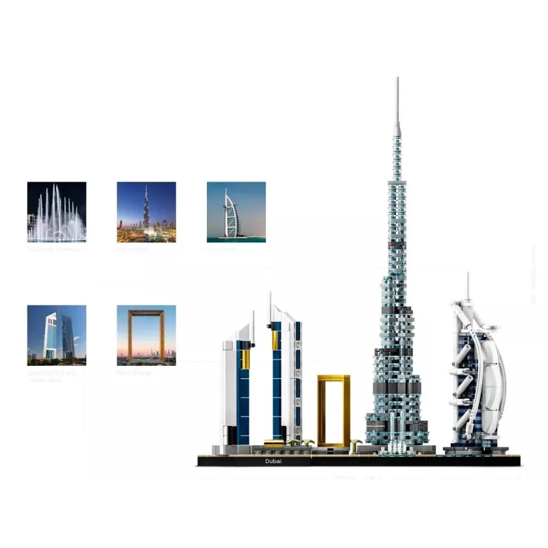 LEGO Architecture Dubai Skyline Collection 21052 Set de construcción