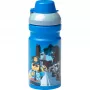 LEGO City Botella 390 ml azul con boquilla de silicona suave y tapa semitransparente, PP/silicona, 1 unidad (40561735)