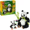 LEGO Creator Wild Animals Bundle Set de bloques 3 en 1 (1171 piezas)