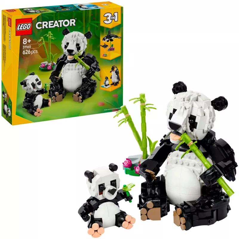 LEGO Creator Wild Animals Bundle Set de bloques 3 en 1 (1171 piezas)