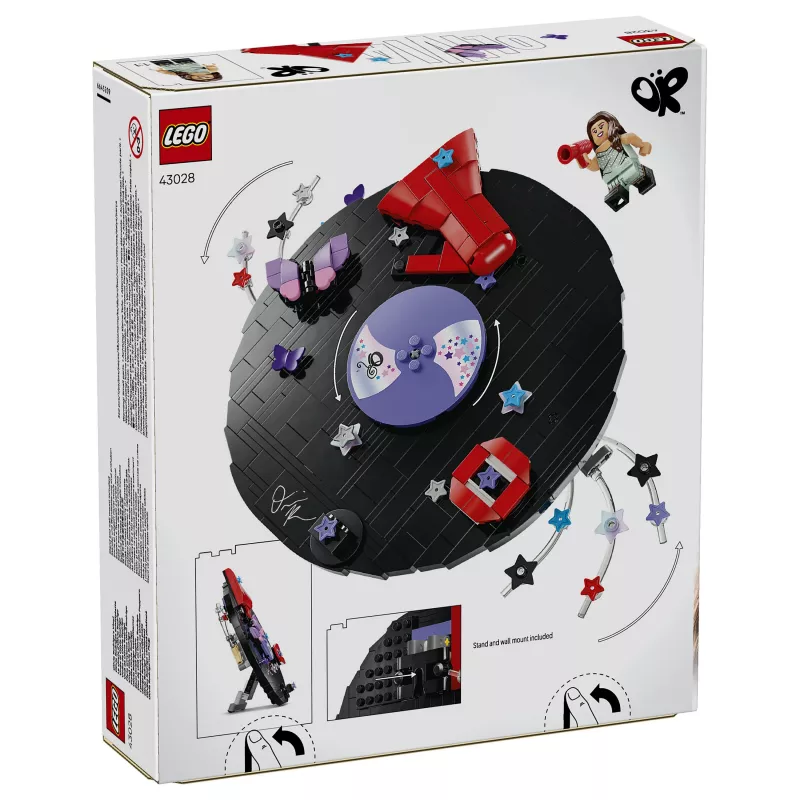 LEGO DOTS 43028 Olivia Rodrigo's Vinyl Record - Set creativo de manualidades