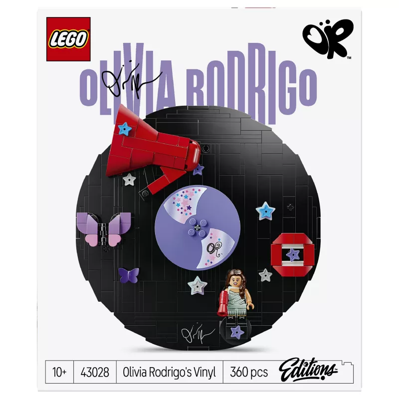 LEGO DOTS 43028 Olivia Rodrigo's Vinyl Record - Set creativo de manualidades