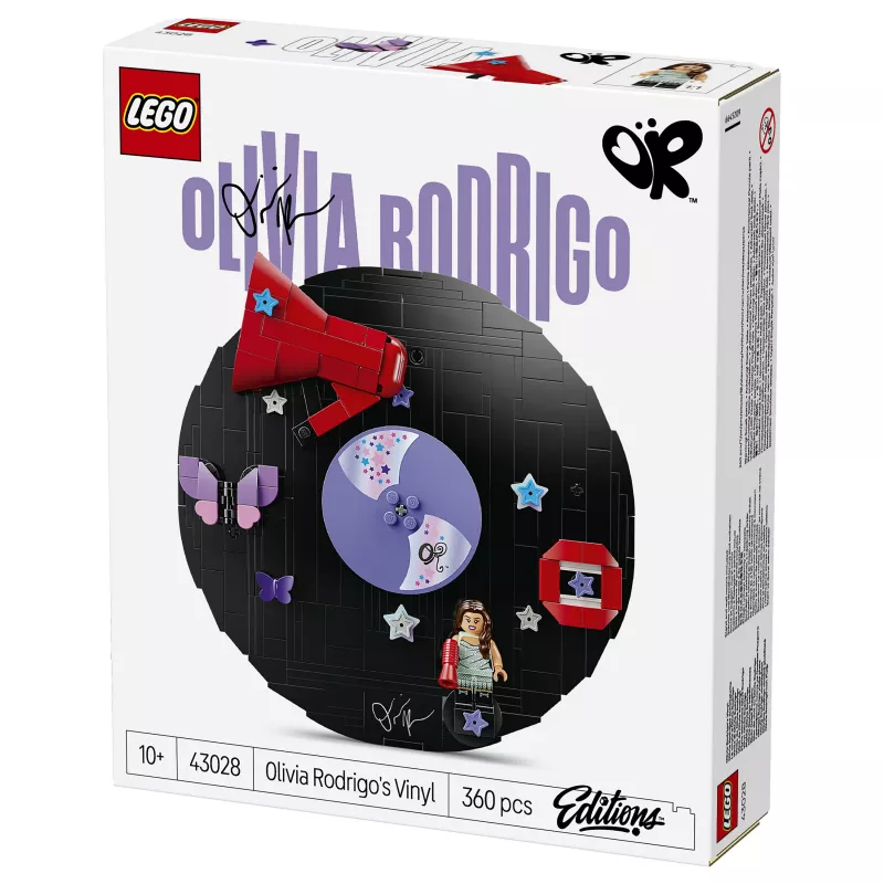 LEGO DOTS 43028 Olivia Rodrigo's Vinyl Record - Set creativo de manualidades