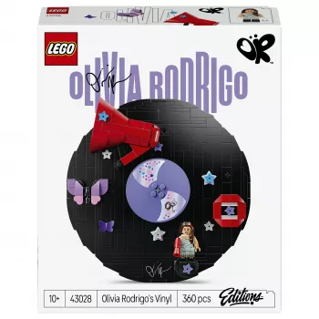 LEGO DOTS 43028 Olivia Rodrigo's Vinyl Record - Set creativo de manualidades