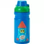 LEGO botella FIREWORK GUY, 390 ml, azul, boquilla de silicona con tapa semitransparente, PP/silicona, 1 ud. (40560800)
