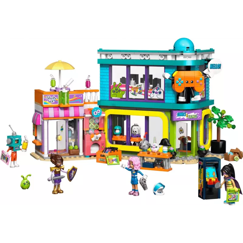 LEGO Friends 42674 Tienda de cómics y juegos Set de construcción
