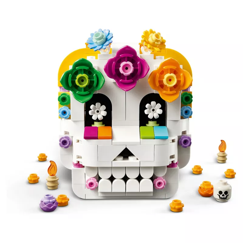 LEGO Iconic 40811 Altar of the Dead – 170 piezas, 2 minifiguras, decoración Día de Muertos, set de construcción de coleccionista