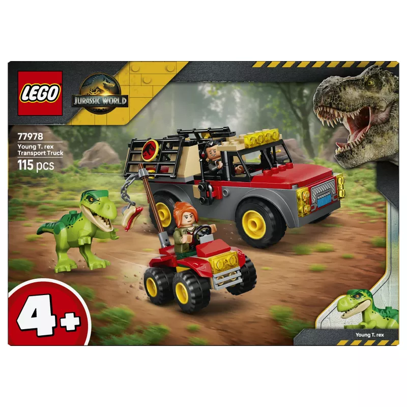 LEGO Jurassic World 77978 Camión de transporte de joven T. rex set de construcción