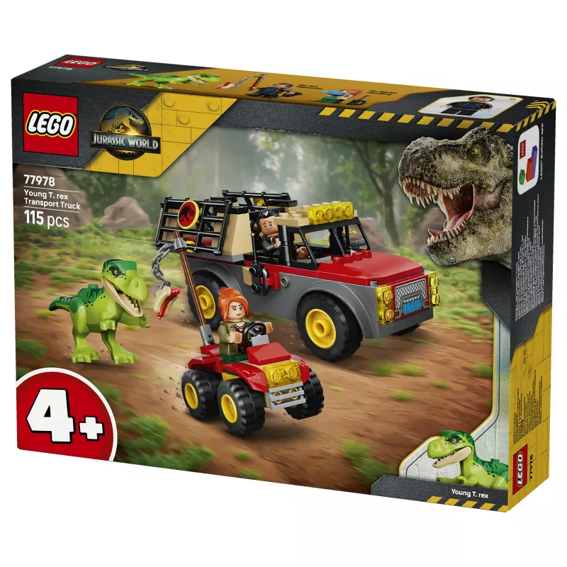 LEGO Jurassic World 77978 Camión de transporte de joven T. rex set de construcción
