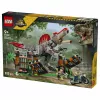 LEGO Jurassic World 77982 Huida del Spinosaurus, set de construcción de dinosaurio con moto y 2 minifiguras (820 piezas, 9+ años)
