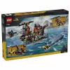 LEGO Jurassic World 77983 Mosasaurus Dinosaur Boat Attack (280 piezas, 3 minifiguras, a partir de 7 años)