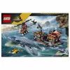 LEGO Jurassic World 77983 Mosasaurus Dinosaur Boat Attack (280 piezas, 3 minifiguras, a partir de 7 años)