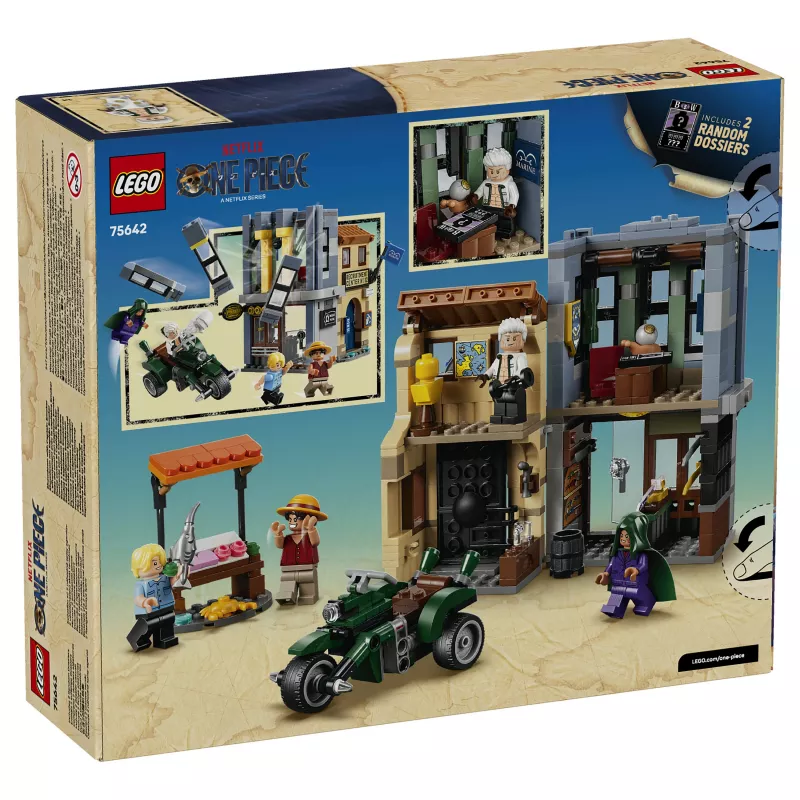 LEGO One Piece 75642 Showdown with Captain Smoker set de construcción
