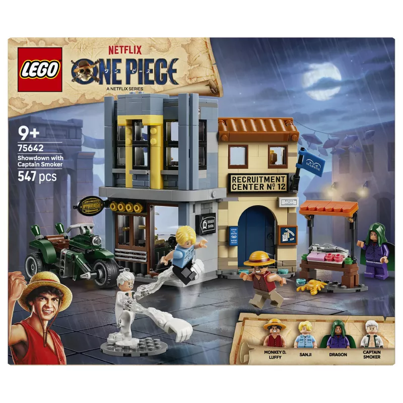 LEGO One Piece 75642 Showdown with Captain Smoker set de construcción